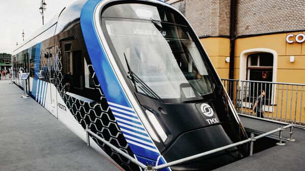 На Ярославском вокзале представили новый поезд мирового уровня Иволга 3.0