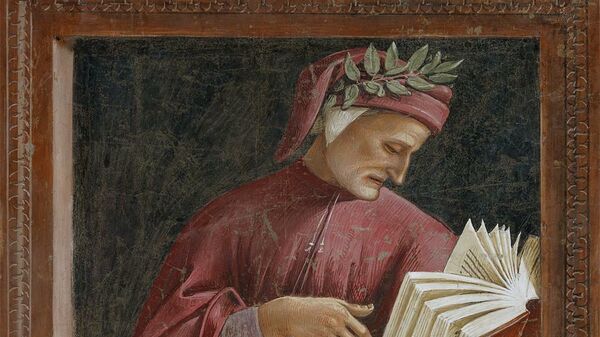 Фреска с портретом Данте авторства Луки Синьорелли