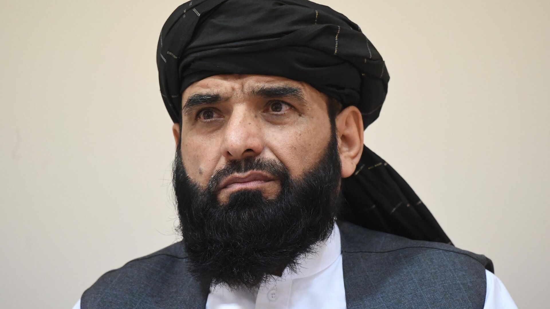 Представитель делегации политического офиса движения Талибан** Мохаммад Сохаил Шахин - РИА Новости, 1920, 28.03.2024