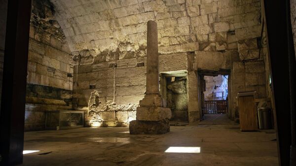 2000-летнее здание, найденное в результате археологических раскопок в Иерусалиме