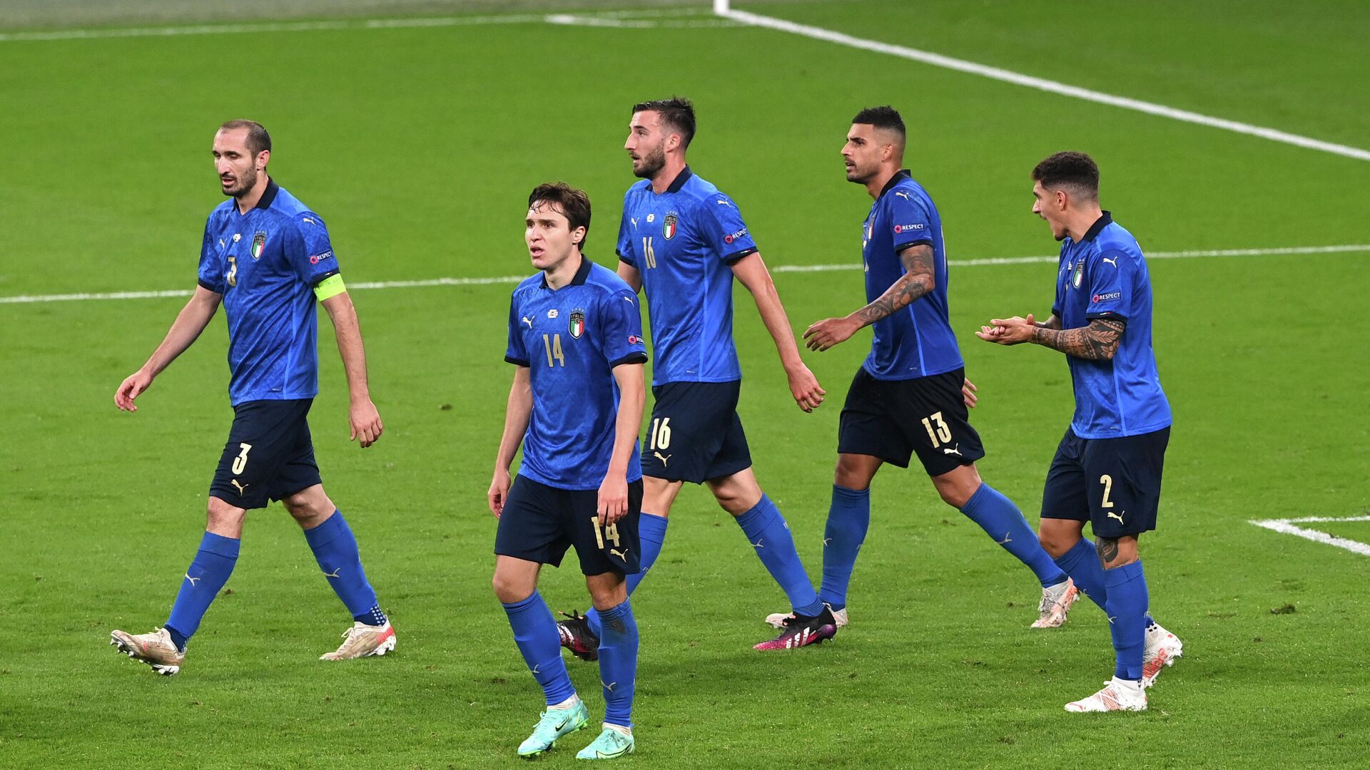Сборная Италии в матче с командой Англии в финале ЕВРО-2020 - РИА Новости, 1920, 12.07.2021
