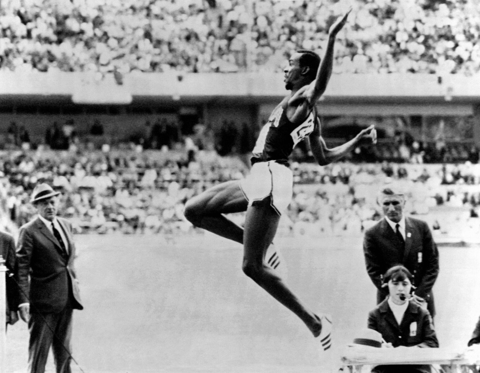 Боб Бимон на Олимпийских играх 1968 года в Мехико - РИА Новости, 1920, 12.07.2021
