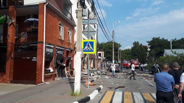 Взрыв в гостинице в городе Геленджик на улице Советская