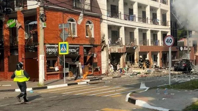 Взрыв газа в гостинице в Геленджике