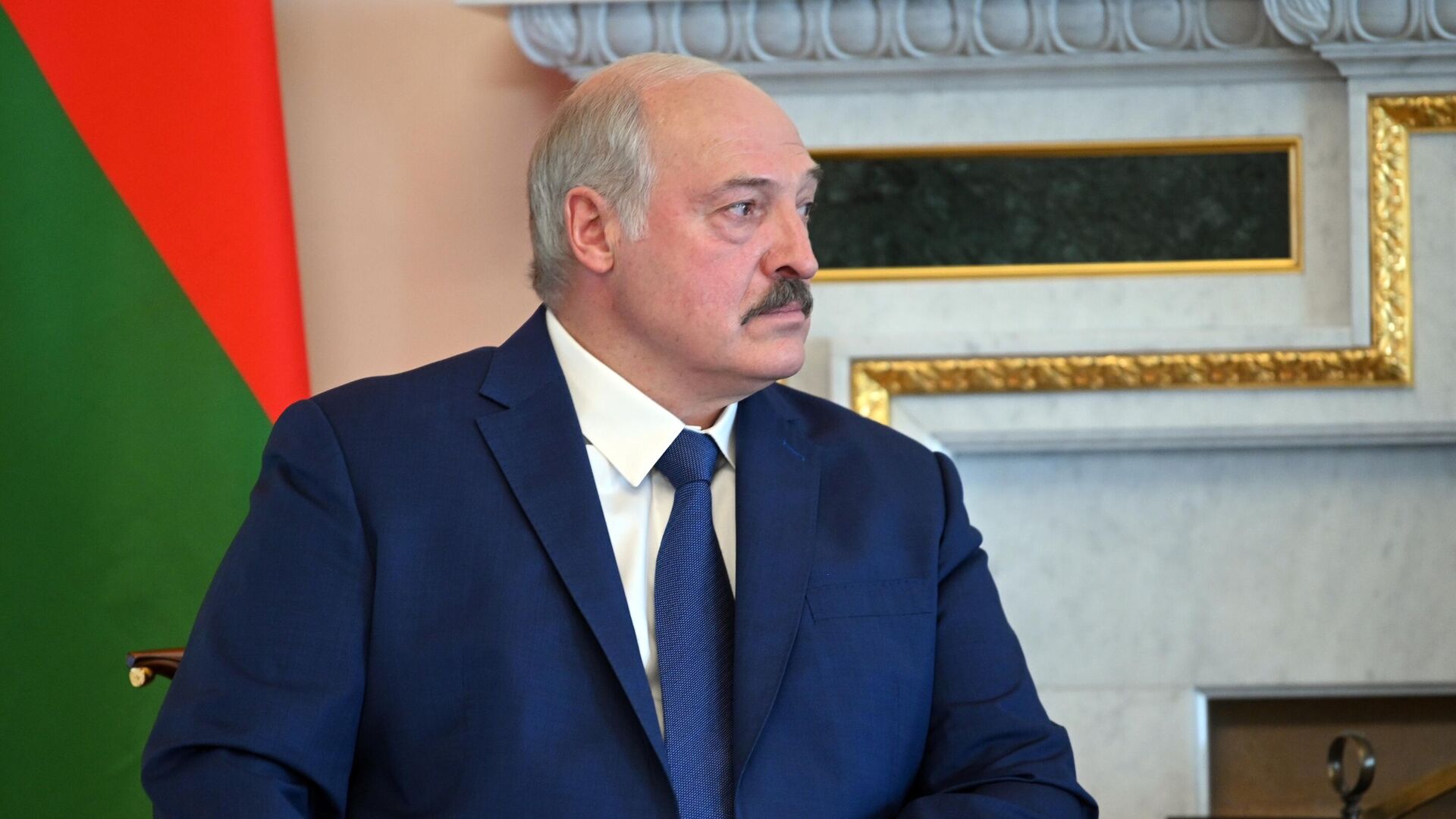 Президент Белоруссии Александр Лукашенко во время встречи с президентом РФ Владимиром Путиным - РИА Новости, 1920, 21.07.2021