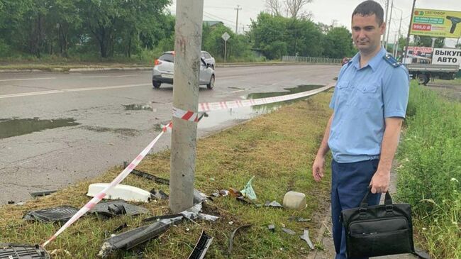 ДТП на Орловском шоссе в городе Комсомольске-на-Амуре