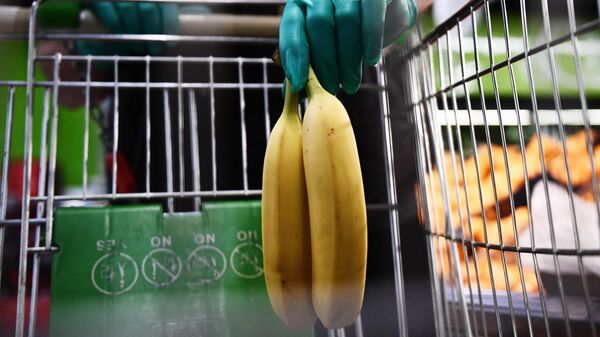 Бананы в магазине