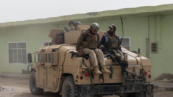Афганские военнослужащие в провинции Кандагар