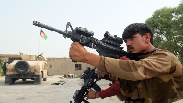 Военнослужащий правительственных войск Афганистана