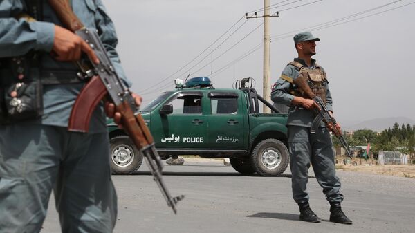 Сотрудники полиции Афганистана