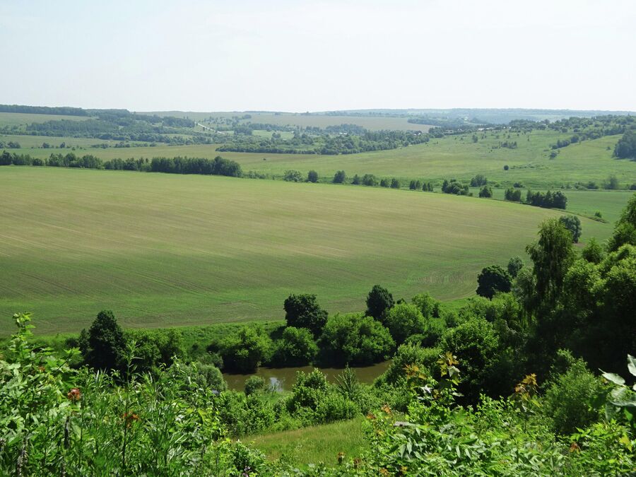 Николо-Жупань, вид из усадьбы Мирковича