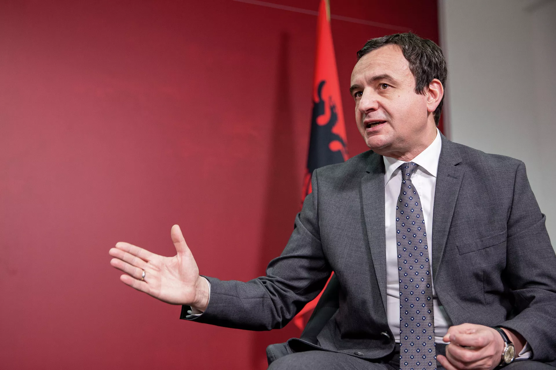 Премьер-министр Косова Альбин Курти Премьер-министр Косова Альбин Курти - РИА Новости, 1920, 17.05.2024