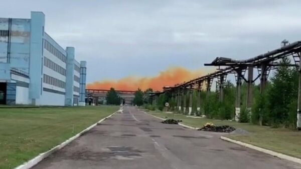 Авария на Ровненском азотном заводе на Украине
