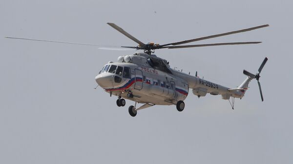 Вертолет Ми-8МТВ-1С специального летного отряда Россия