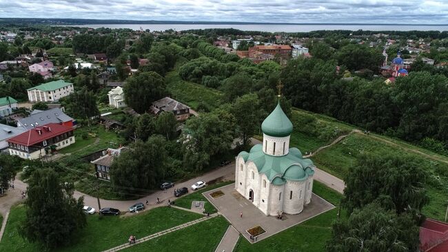 Спасо-Преображенский собор на Красной площади Переславль-Залесского