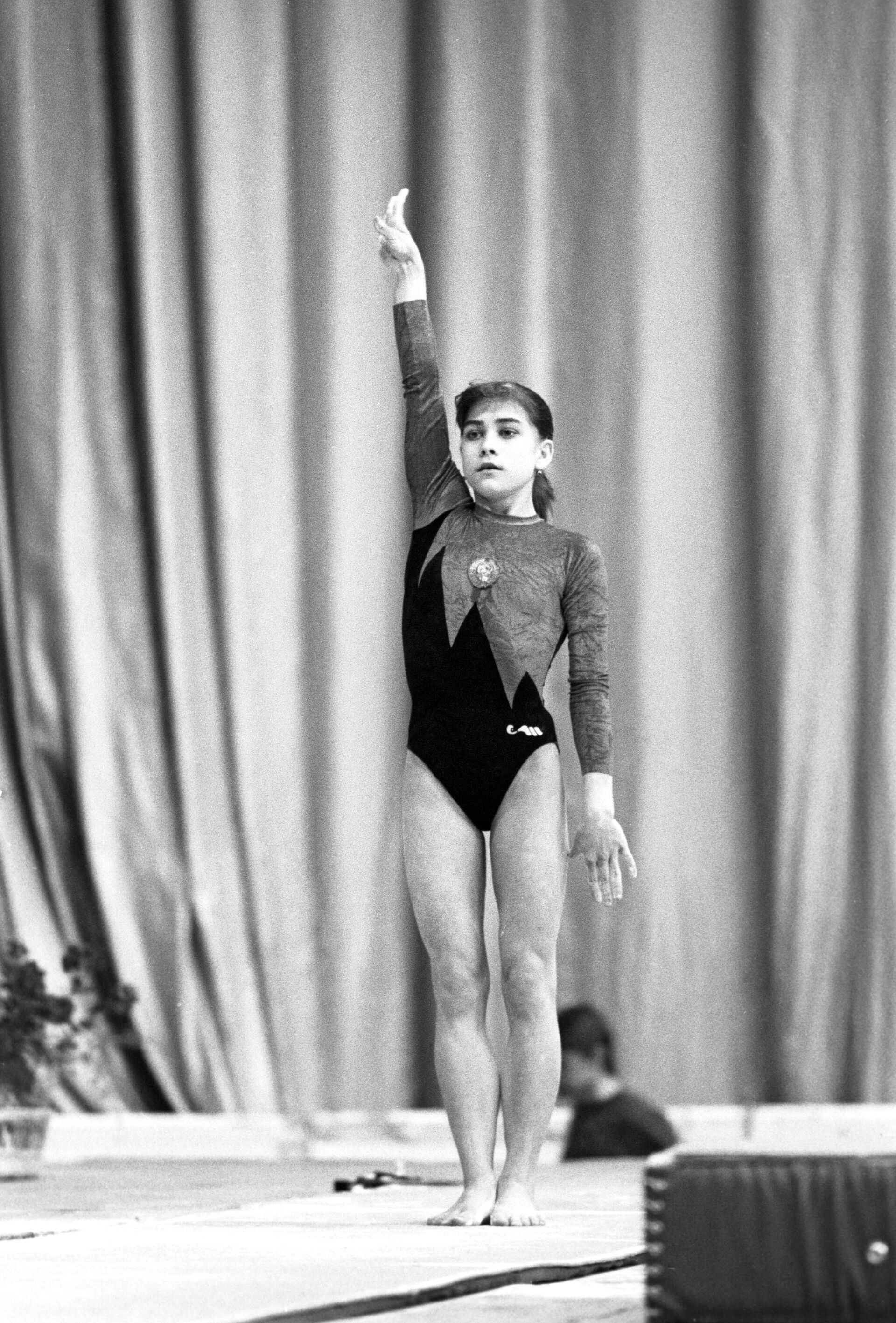 Гимнастка Оксана Чусовитина в 1992 году - РИА Новости, 1920, 21.07.2021