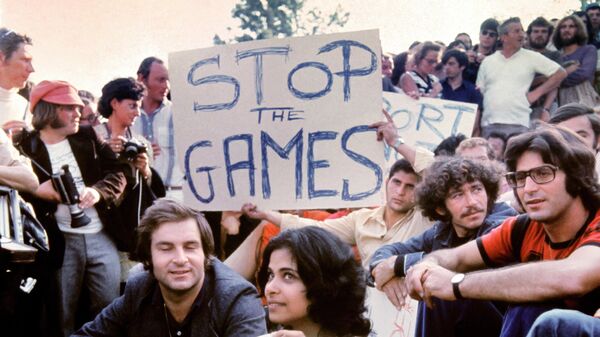 Протесты во время Олимпиады-1972 в Мюнхене после теракта