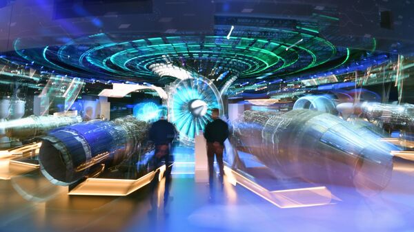 Стенд АО Объединённая двигателестроительная корпорация на выставке МАКС-2021