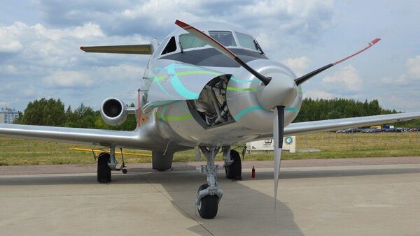 Як-40 ЛЛ на выставке Международного авиационно-космического салона МАКС-2021