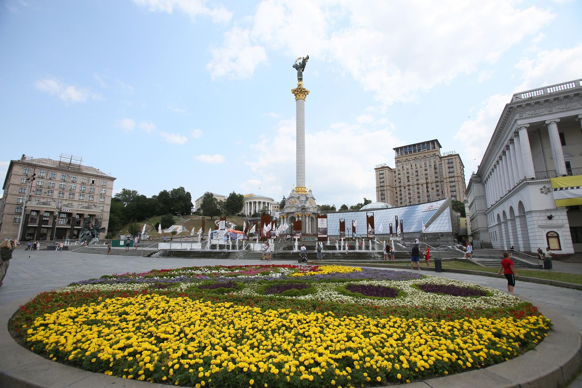 Площадь Независимости в Киеве - РИА Новости, 1920, 17.05.2023