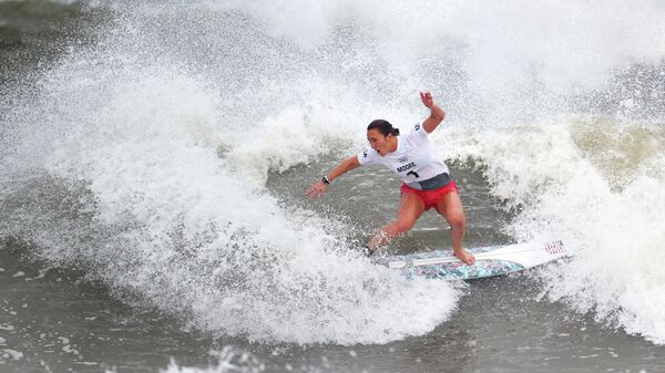 Американская серфингистка Карисса Мур на Олимпийских играх в Токио