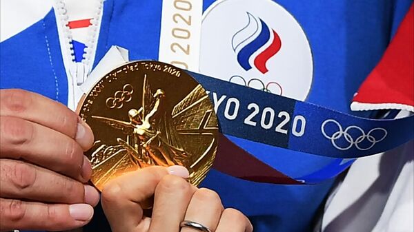 Золотая медаль российской спортсменки Софьи Поздняковой на Олимпиаде-2020