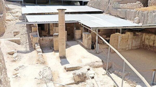 Археологические раскопки античном городе Зевгма, Турция