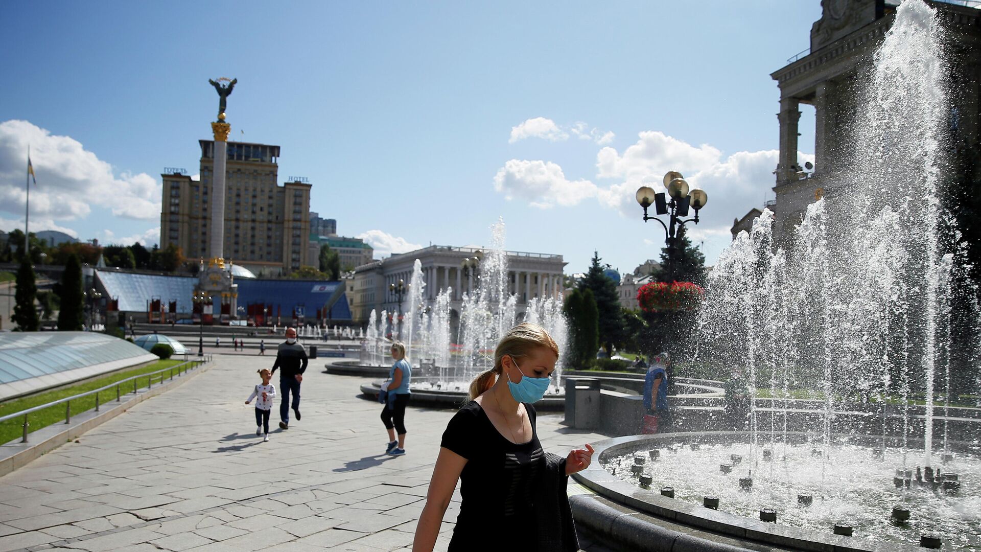 Площадь Независимости в Киеве  - РИА Новости, 1920, 29.07.2021