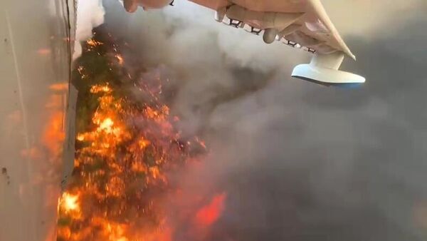 Тушение лесных пожаров в Турции