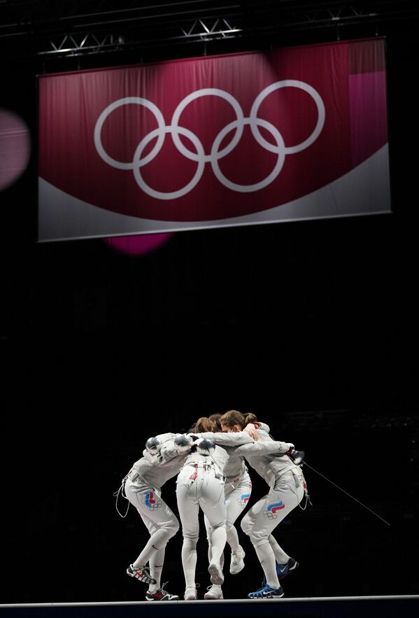 Олимпиада-2020. Фехтование. Женщины. Сабля. Командное первенство