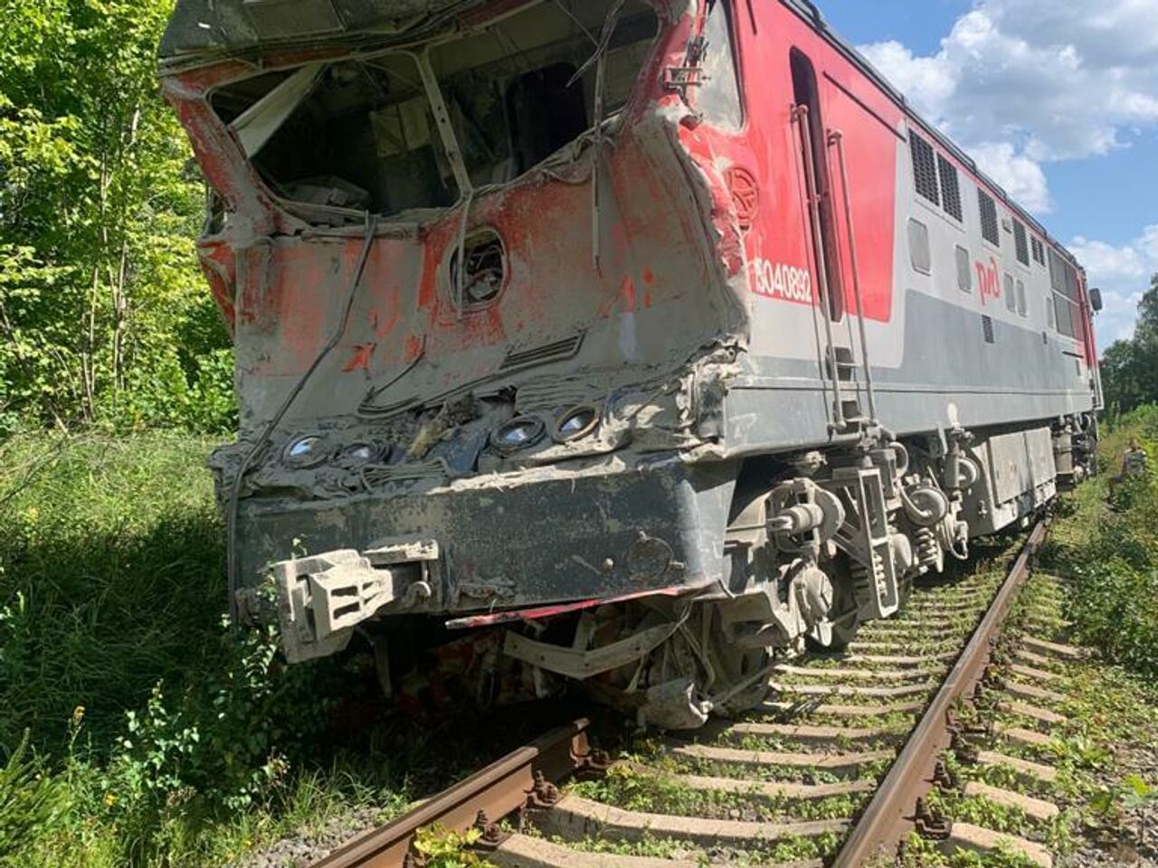 В Калужской области поезд Ейск — Москва столкнулся с грузовиком - РИА  Новости, 31.07.2021