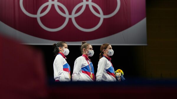 Олимпиада-2020. Фехтование. Женщины. Сабля. Командное первенство