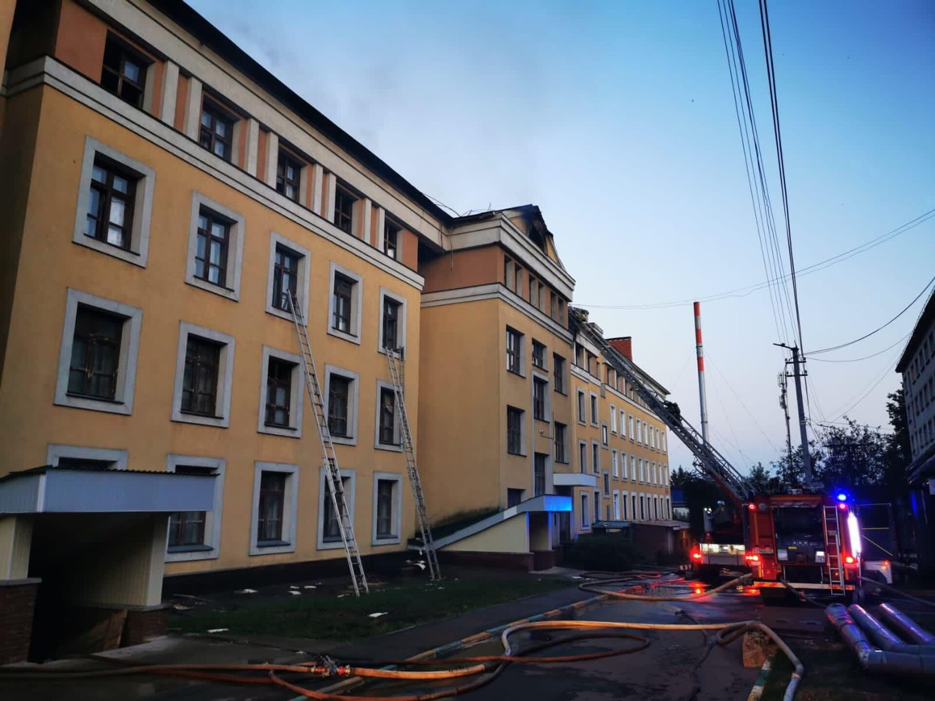 Пожаре в общежитии медуниверситета в Нижнем Новгороде - РИА Новости, 1920, 31.07.2021