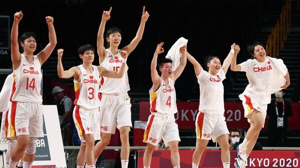 Баскетболистки сборной Китая