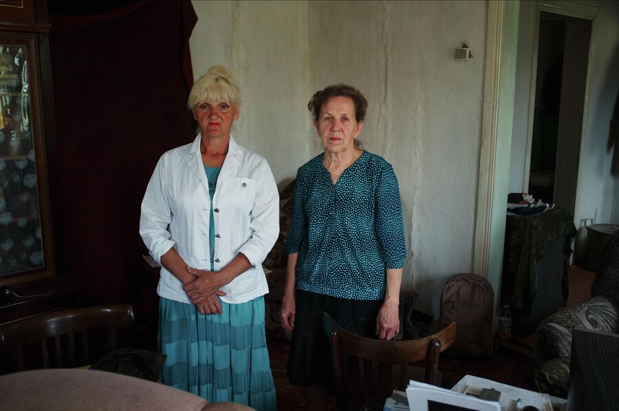 Жительницы Киселевска Ольга Дубей (слева) и Тамара Петрова