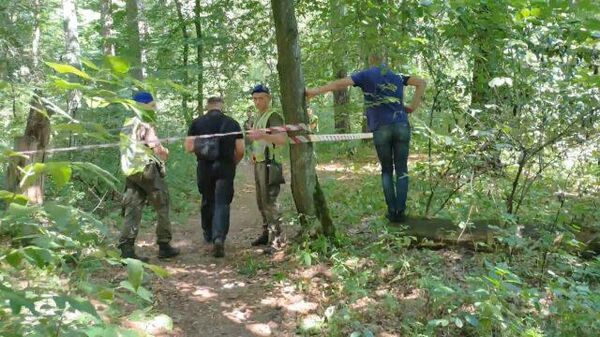 Место обнаружения тела белорусского активиста Шишова