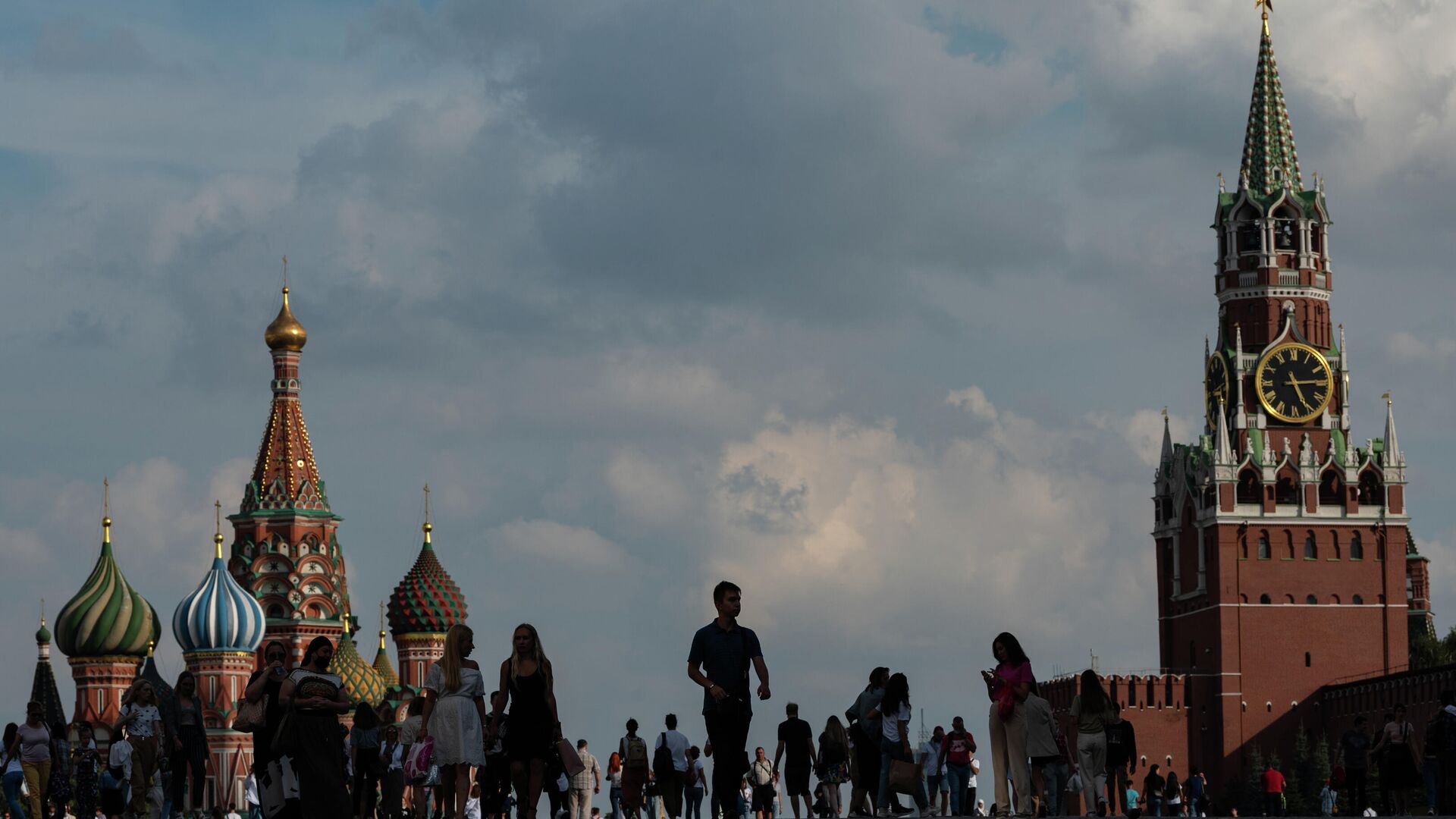 Люди на Красной площади в Москве - РИА Новости, 1920, 18.08.2021