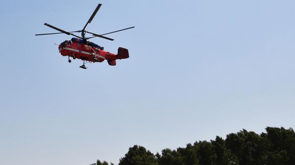 Вертолет Ка-32 направили для тушения пожара во Фрязино