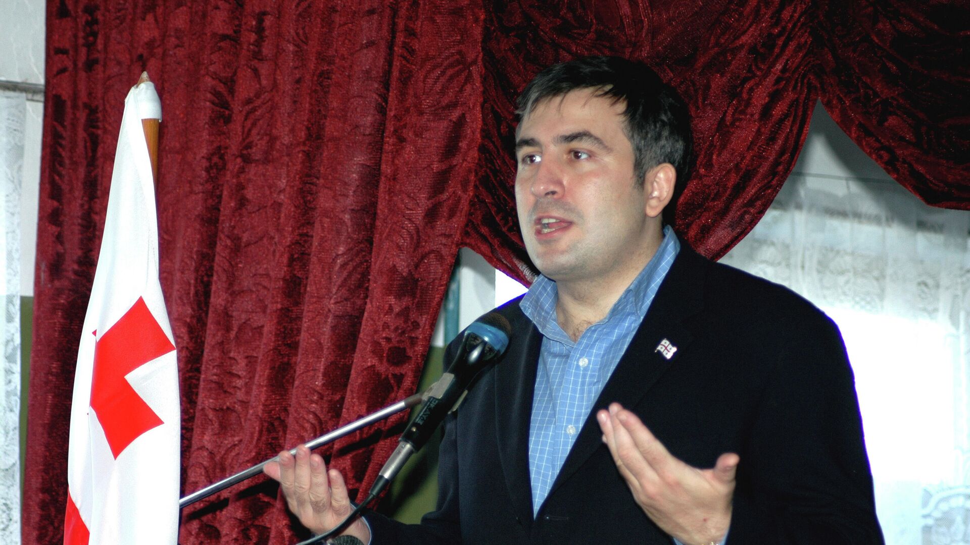 Президент Грузии Михаил Саакашвили. 2004 год - РИА Новости, 1920, 02.10.2021