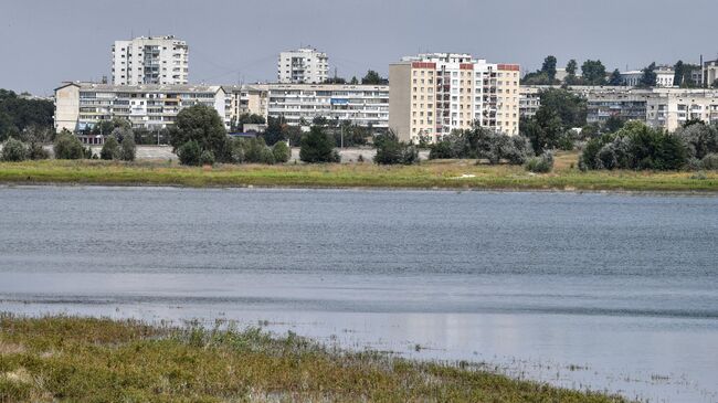 Бахчисарайское водохранилище, которое питается водами реки Качи