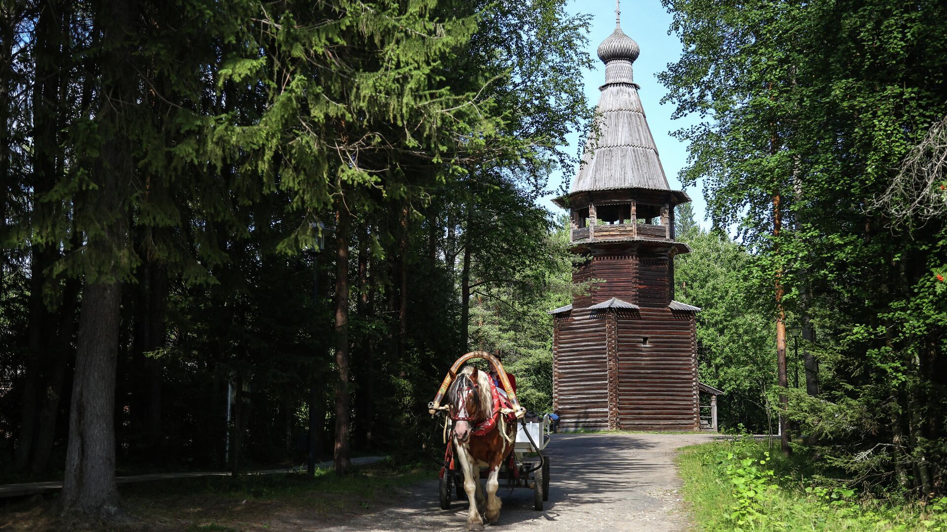 Музей деревянного зодчества Малые Корелы в Архангельске - РИА Новости, 1920, 04.04.2023