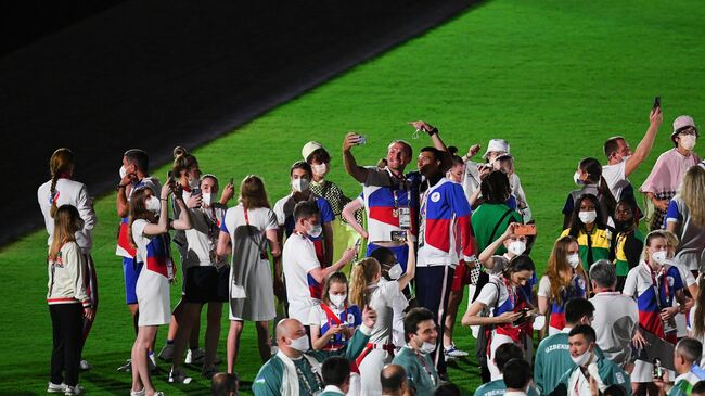 Российские спортсмены