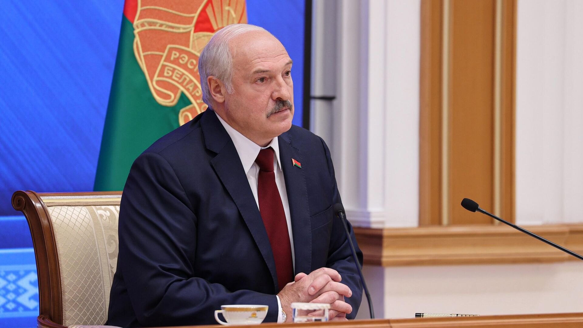 Президент Белоруссии Александр Лукашенко во время встречи с журналистами, представителями общественности, экспертного и медийного сообщества1