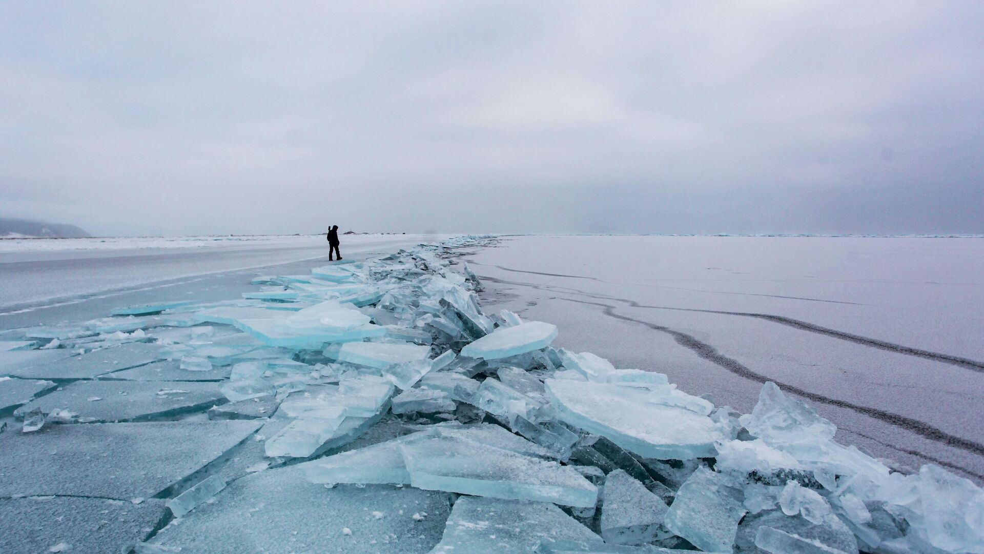 Лед на озере Байкал - РИА Новости, 1920, 06.02.2023