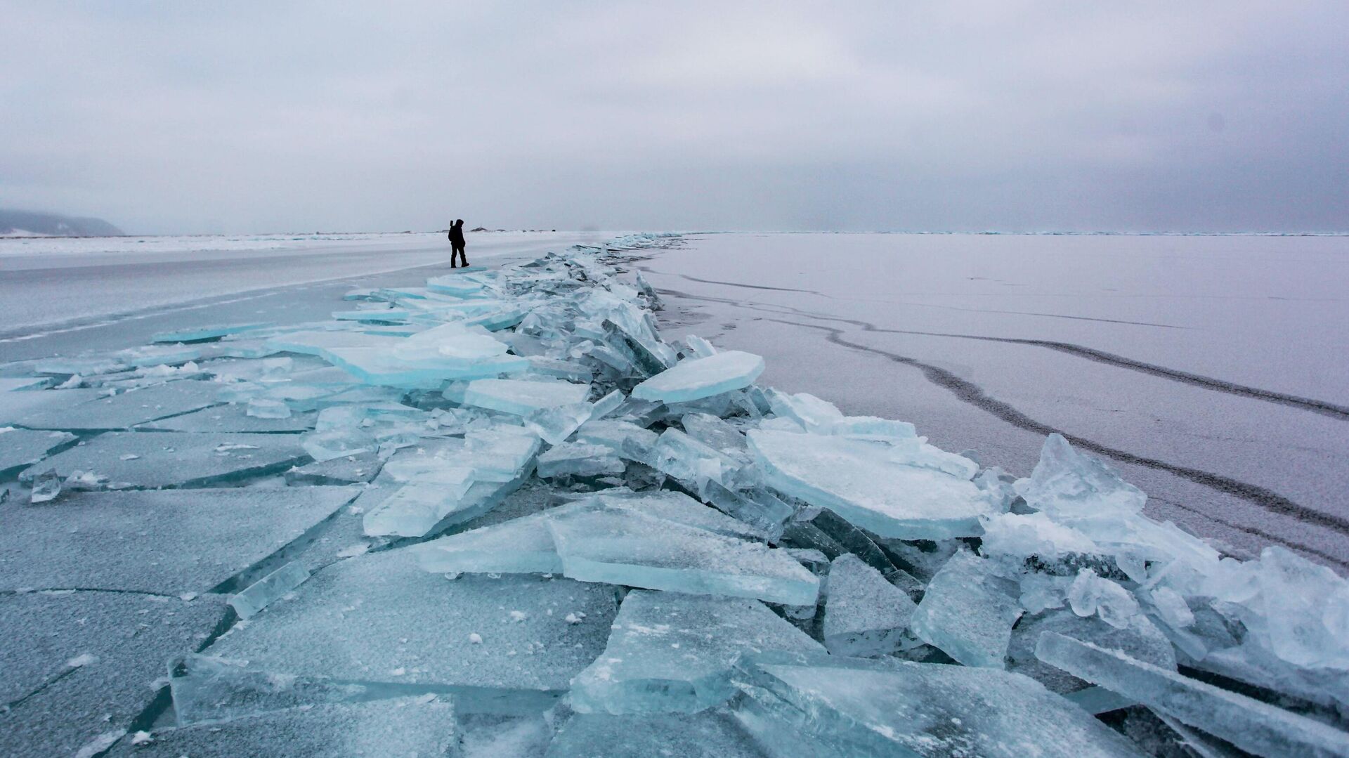 Лед на озере Байкал - РИА Новости, 1920, 06.02.2023