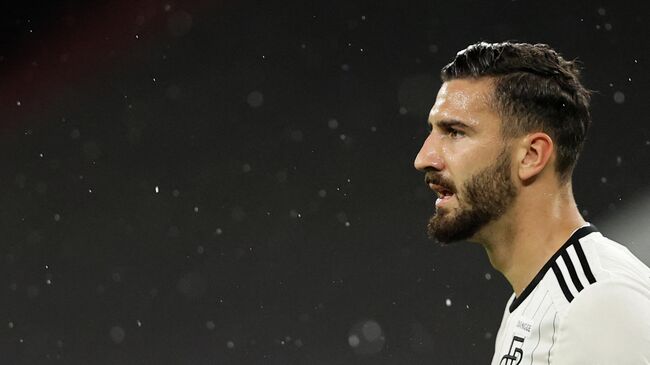 FC Basel's Swiss forward Kemal Ademi looks on at the end of the UEFA Europa League quarter-final football match Shakhtar Donetsk v FC Basel at the Arena Aufschalke on August 11, 2020 in Gelsenkirchen, western Germany. (Photo by WOLFGANG RATTAY / POOL / AFP)