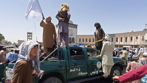 Боевики Талибана* в Кандагаре. 13 августа 2021