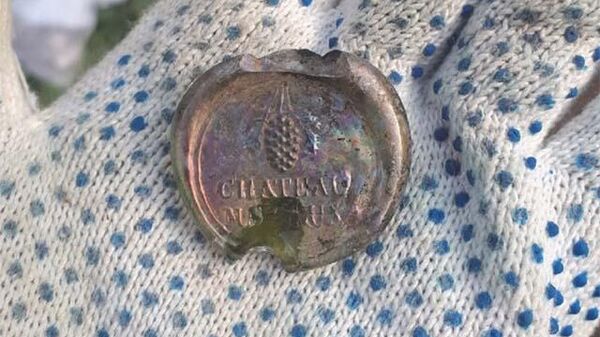 Клеймо-медальон бутылки Шато-Марго 1840-х годов