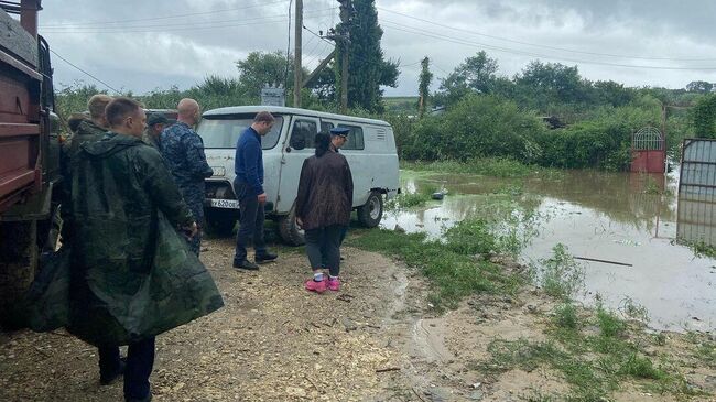 Последствия ливня в муниципальном округе Анапа