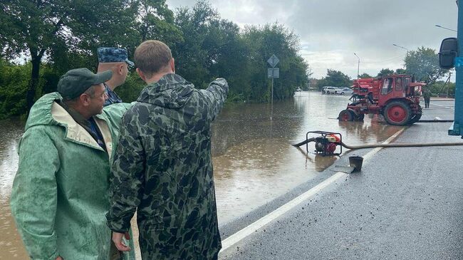 Последствия ливня в муниципальном округе Анапа